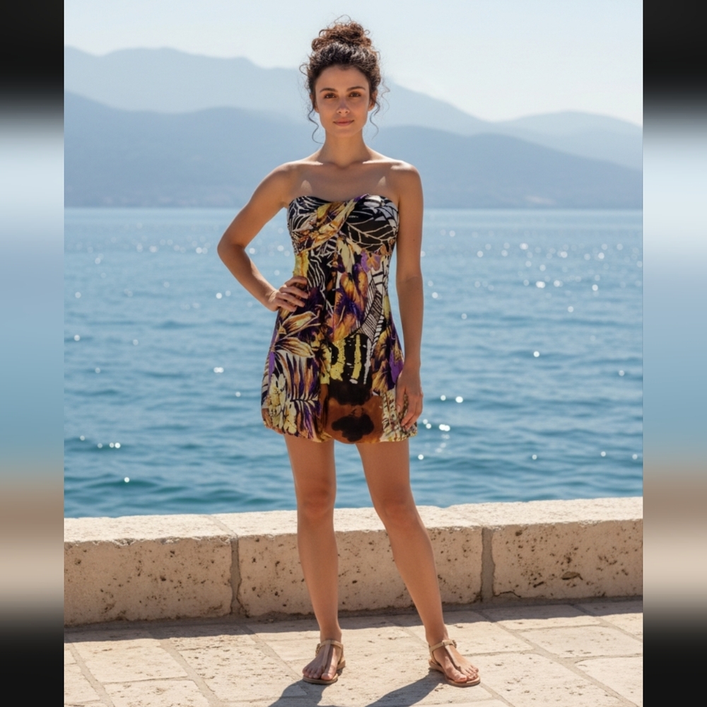 Cache Silk Dress - Picture 2 of 10